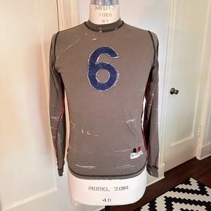 Unisex Vintage DDC LAB Artist LS T with patchwork! Size M (runs small)